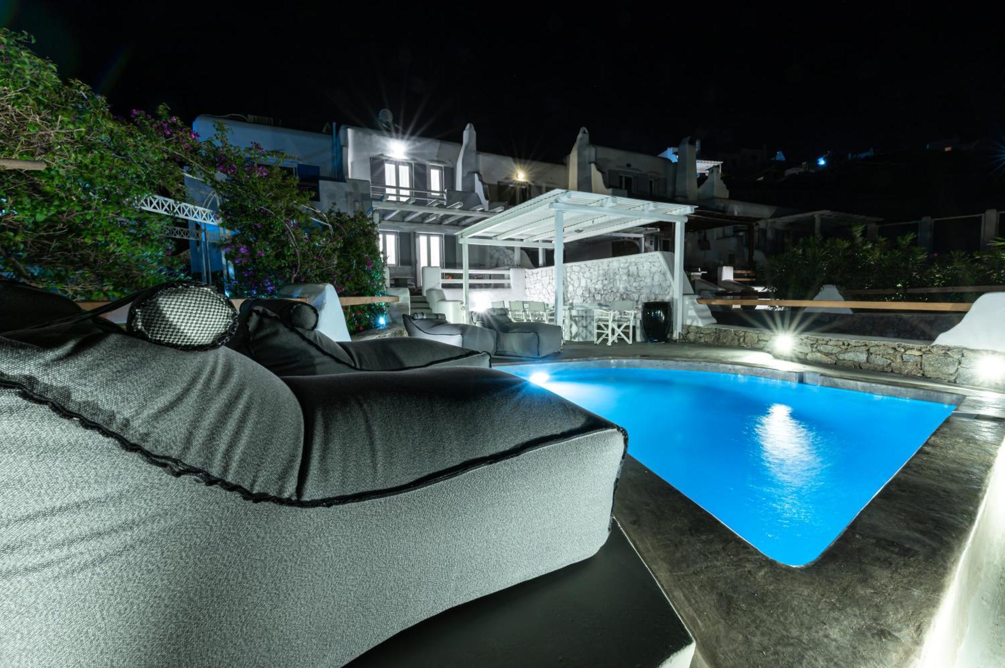 9 Muses Villas Mykonos Ornos  Oda fotoğraf